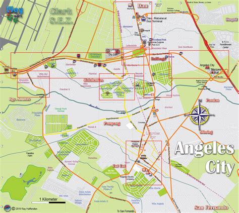 angeles city map